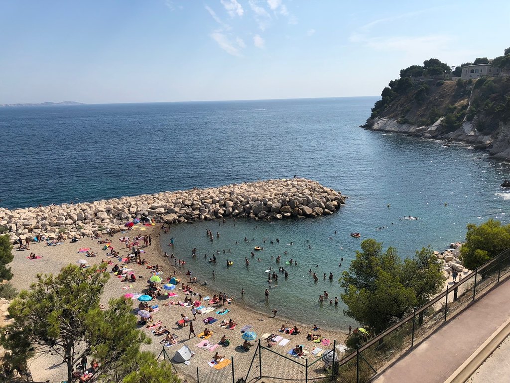 La plage de corbieres